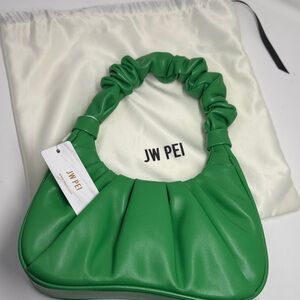 JW PEI Vibrant Green Shoulder Bag